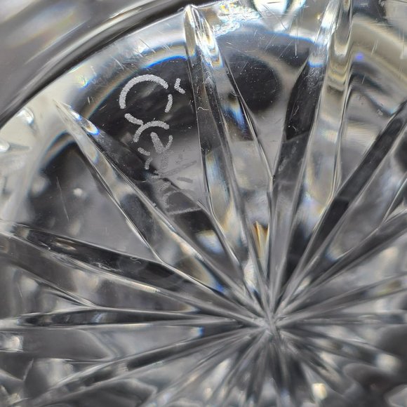 Ceska Vase Leaded Crystal With Diamond & Fan Pattern 6" Floral Table Size JJ3823 - Picture 9 of 9